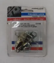 Prime Line Mailbox Lock 5 Cam Style Clip S-4140 Counter Clockwise Nickel Finish