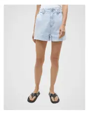 [Seed Heritage] Denim Paperbag Short in Glacier Denim