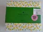 KATE SPADE XDEEP KING 100% Cotton Percale sheet set - LEMONS