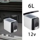 6L Portable Compact Mini Fridge 12V Car Refrigerator Freezer for Camping