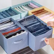 6/7/9 Grids Mesh Storage Box Closet Wardrobe Drawer Divider Clothes Organizer
