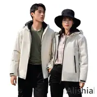 在飛比找momo購物網優惠-【Alishia】男女款一體式羽絨棉裡防風外套(現+預 深灰