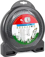 Misfart Weed Eater String .105" String Trimmer Line Twisted Grass Trimmer Line for Stihl Echo Husqvarna Universal Grass Cordless Electric Trimmer