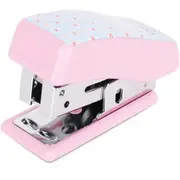 4PCS Creative Stationery Geometry Stapler Colorful Fashion Stapler School Office Supplies Small Random Color Delivery