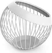 [Charmount] Coffee Pod Holder, Large Capacity K Cup Holder and Espresso Pod Holder, Coffee Pod Organizer for Kcup Storage and Espresso Capsule Holder, Coffee Pod Storage (White)