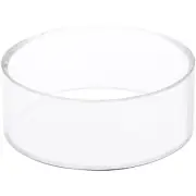 Plymor Clear Acrylic Beveled Sphere Display Stand, 1.5" H x 4" W