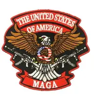 在飛比找樂天市場購物網優惠-美國 愛國老鷹 MAGA PATCH 讓美國再次偉大 刺繡袖