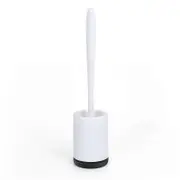 Floor Stand 360�� Tpr Soft Bristle Silicone Toilet Cleaning Brushes With Holder