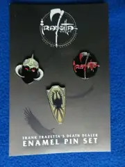 FRANK FRAZETTA DEATH DEALER ENAMEL 3 PC. PIN SET VERY HARD TO FIND
