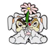 CHIP N DALE DRESSED AS BUNNYS ENAMEL PIN - FREE AU POST - AU STOCK