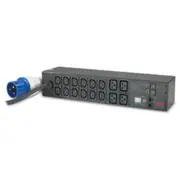 APC by Schneider Electric PDU - Metered - IEC 60309 32A 2P+E - 12 x IEC 60309 C13, 4 x IEC 60320 C19 - 230 V AC Output - 2U - Rack-mountable