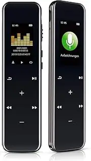 Voice Recorder with Noise Reduction, 16GB, MP3/WAV/WMA, USB Rechargeable, for Lecture/Interview/Meeting