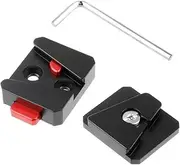 Camera Quick Installation Board Stabilizer Tripod Universal Portable Connectable V-Port Battery Plate Accessories Premium and Durable New Replacement Parts, black