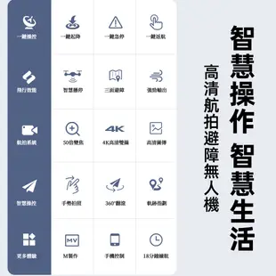 KELING 科凌 多向避障感應空拍機 兒童無線迷你飛機 摺疊遙控無人機 4K高清雙攝像頭 三電版 K99Max 免註冊