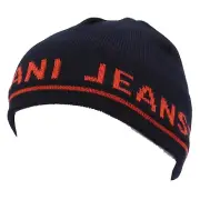 9385X cuffia BOY bimbo ARMANI JEANS blue/orange mix wool beanie hat