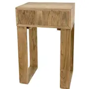 Tinka Design Harper Bedside Table - Stone Colour