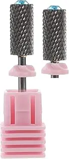 ASAKKURA Grinding Head Grinder Nail Drill Polish Nail Drill Bits Only Manicure Cuticle Remover Tool Tungsten Steel