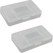 iMinker Clear Plastic Game Card Cartridge Storage Case Box Dust Cover for Gameboy Advance SP, GBA, GBA SP, GBM (2 pieces)