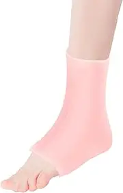 ThreeH Ankle Ice Pack Wrap for Injuries Gel Cold Pack with Cold Compression Hot & Cold Therapy Reusable Foot Ice Pack for Plantar Fasciitis Relief Achilles Tendonitis Sore Feet,Pink