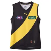 Junior's AFL Richmond Tigers Football Club 2025 Home Replica Jersey