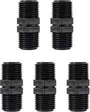 FOGWOWO Pack of 5 1/2 inch x 1/2 inch BSP Male Thread Hose Connection Couplings Connector Equal Adapter Irrigation Hose Connector for Garden Hose Systems
