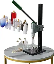 Manual Perfume Capper Bottle Crimper, 13-15mm Spray Bottle Capping Machine with Height Adjustable, Stainless Press Capping Machine, Bottle Crimping Machine, for Perfume/Essential Oil