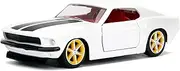 Jada Toys Fast and Furious - 1969 Roman's Ford Mustang Mk1 1:32 Scale Diecast Model Car, White