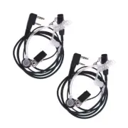 2PCS AT-G20-K1 Air Tube Earphone For Baofeng UV-5R DR-1801 UV-82 Two Way Radio