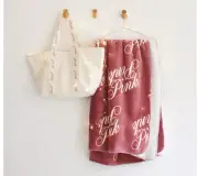 Victoria's Secret PINK Plush Sherpa Tote Winter And Blanket Logo 2023