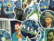40 Vincent Van Gogh Painting Stickers Cool Sticker Pack Decal Lot