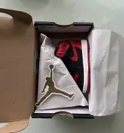 Air Jordan 1 Retro High OG Satin Bred Red Black (Toddler) FD5305-061 Baby Sz 3C