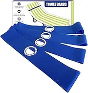 Towel Bands (4 Pack) - The Better Towel Chair Clips Option for Beach, Pool & Cruise Chairs
