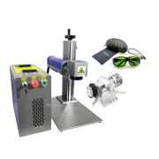 30W Fiber Laser Marking Machine Metal Non-metal Engraving Steel Engraver