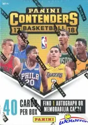 2017/18 Panini Contenders Basketball EXCLUSIVE Sealed Blaster Box-AUTO/MEM