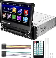 Daseeme 7 Inch Single Din Car Stereo with Automatic Touchscreen BT MP5 Player Support TF/UBS/AUX-in Mobile Phone Link Hands- Calling Reverse Picture Steering Wheel Control