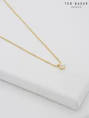 Ted Baker Gold Tone SININAA: Crystal Pendant Necklace (C89027) | $69