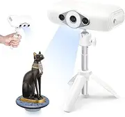 3D Scanner Professional 3D Scanner for 3D Printer, Portable Handheld/Auto Mode 3D Scanner,Up to 0.05mm Precision and 10 Fps Scan Speed, Body Scan and Black Objects Scanning