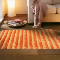 在飛比找momo購物網優惠-【范登伯格】彩之舞 漸層條紋厚蓬地毯(60x90cm/共九色