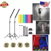 Versatile 5600K Dimmable LED Light Kit for Live Streaming, Vlogging & Portraits