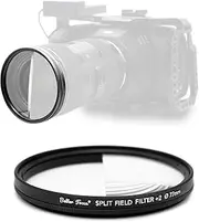 Better Focus - Rotatable Split Field Diopter Lens + 2 Filters 77 mm 82 mm 67 mm 72 mm - Prism Filter - Macro Lens - Macro Attachment - Prism Photography - Photographers (Split Diopter 77 mm)