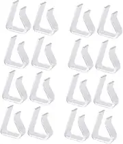 4sets Table Cover Clamps for Picnic Tables Triangle Cover Clamp Easy Install Outdoor Holders 4pcs*4