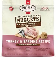 Primal Pet Foods Freeze-Dried Canine Turkey and Sardine Formula, 14 Oz