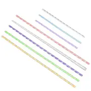 Spiral Green Line Solid Acrylic Round Rod PMMA Bar 1/2/4 Pcs