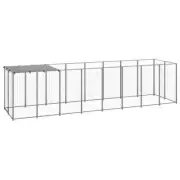 Dog Kennel Large Puppy Cage Water Resistant House Playpen With Steel Wire Mesh