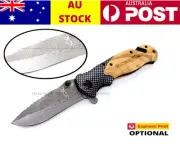Browning Knife Folding Opening Pocket Hunting Camping Surviva Fishing Pattern