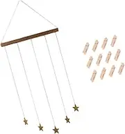 ERINGOGO 1 Set Handmade Photo Display Ornament Scandinavian Wall Decor for Photos Natural Weaving Pendant Lightweight and Practical for Home Office present Use