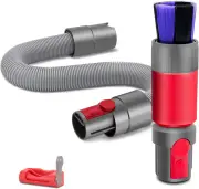 Soft Dusting Brush and Extension Hose for DysonV7 V8 V10 V11 V15 ABS Plastic 63 Inch Vacuum Cleaner Attachment High-Qual