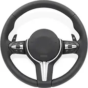 Car Steering Wheel Compatible With Bmw F30 F10 F20 F32 F36 F80 E36 E39 E46 E90 E91 E92 E93 E82 E88 E89 Steering Wheel M3 M6 Car Accessories(Army green)
