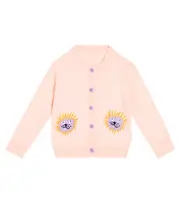 [Stella McCartney Kids] Stella McCartney Kids Baby intarsia cotton-blend cardigan M 3 pink