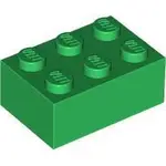 LEGO 樂高 300328 3003 綠色 DARK GREEN BRICK 2X3  基本磚 顆粒 積木